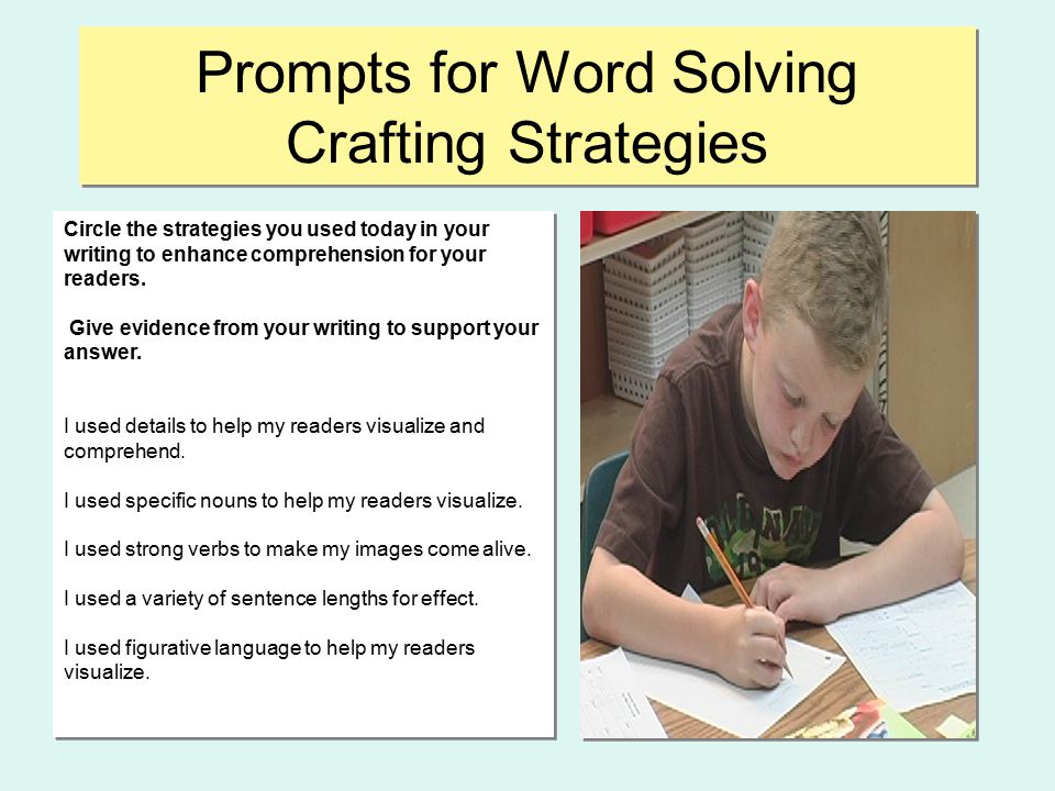 Prompts for Word Solving Crafting Strategies