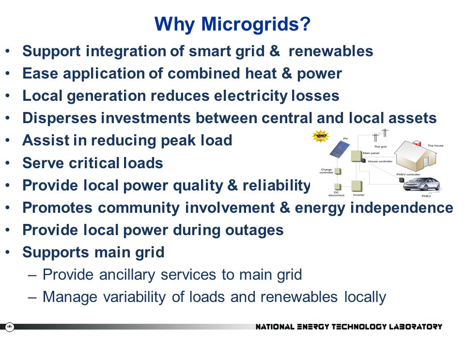 Why Microgrids Support integration of smart grid & renewables