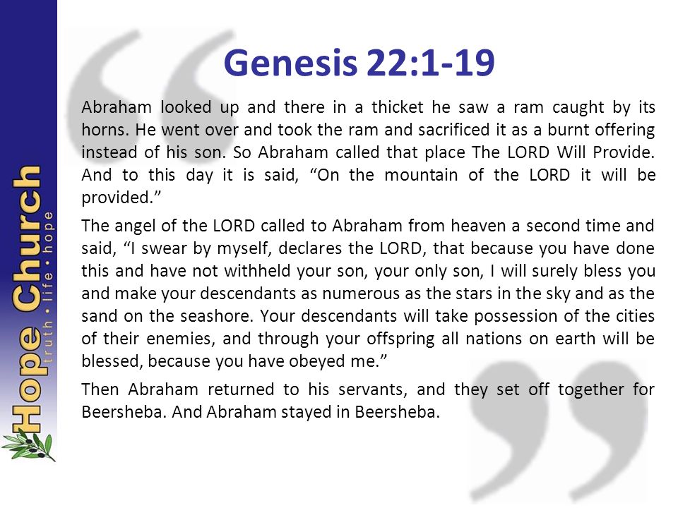 Genesis 22:1-19