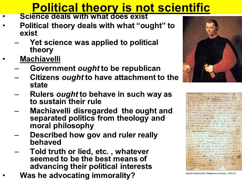 machiavelli theory of state