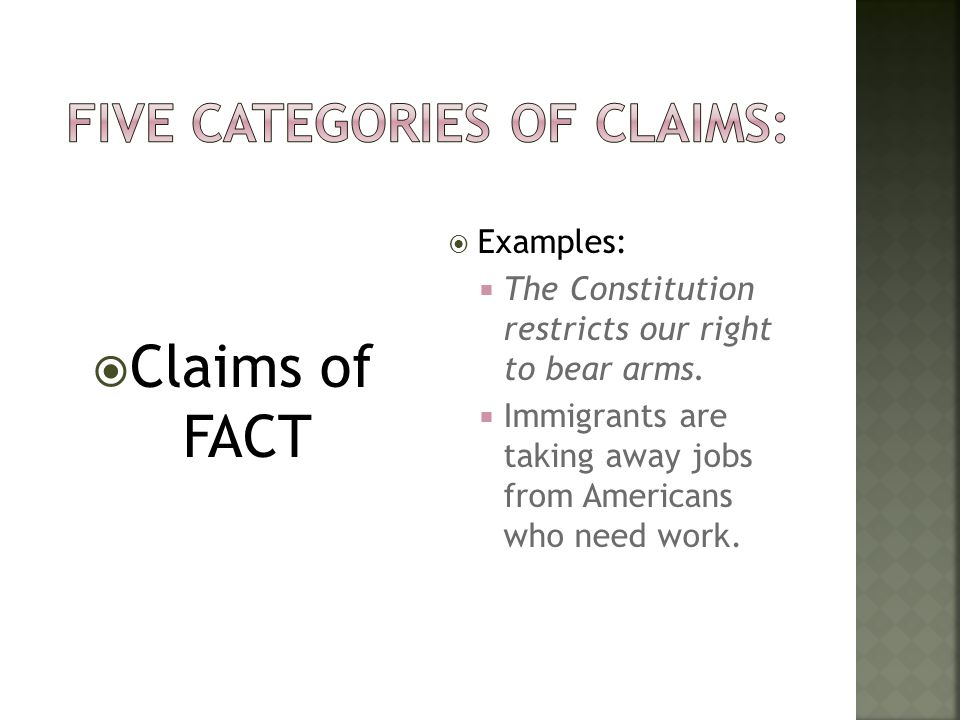 claim of fact essay examples