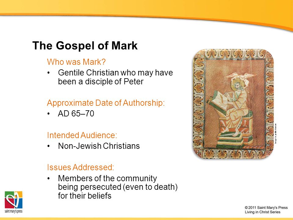 The Gospel of Mark Who was Mark
