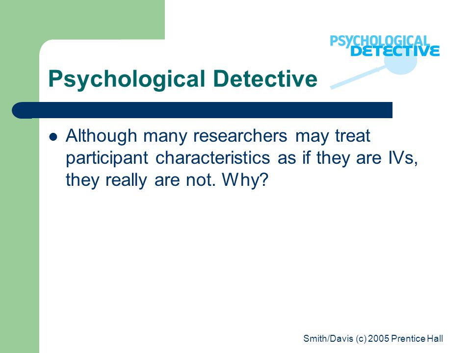 Psychological Detective