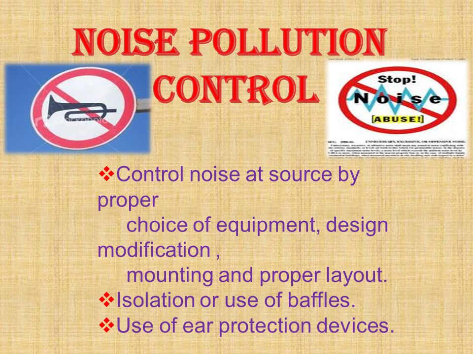 noise pollution control device noise pollution control device