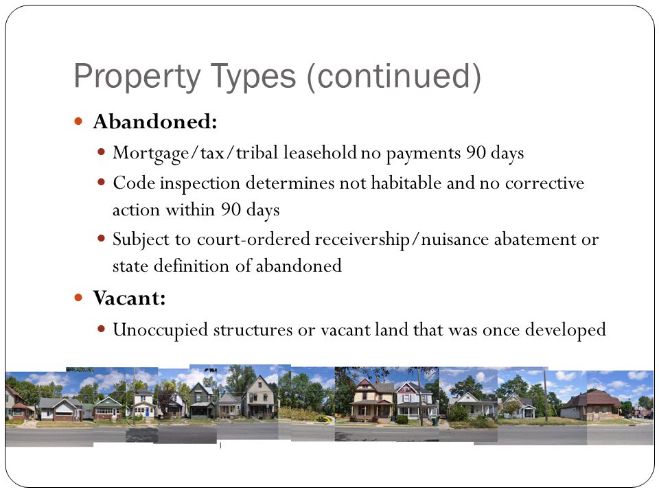 Property Types (continued)