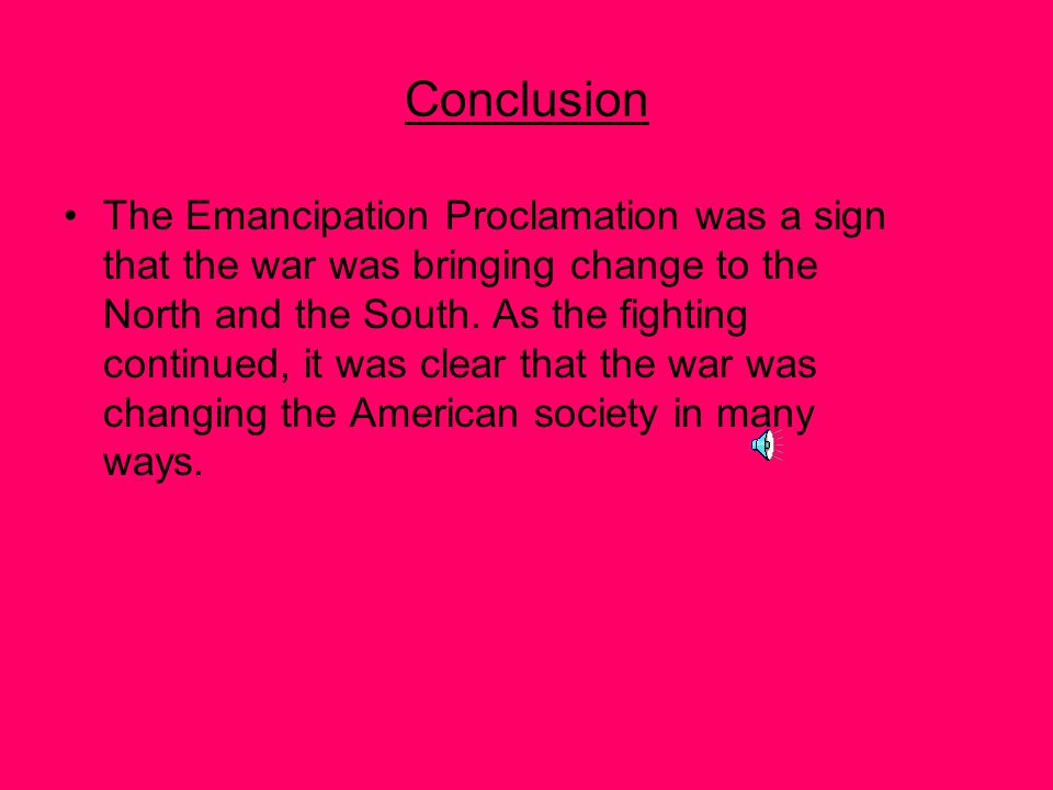 The Emancipation Proclamation - ppt video online download