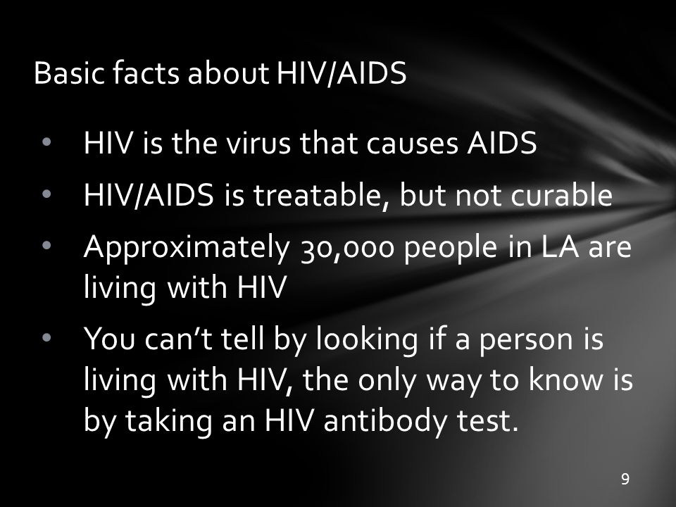 Basic facts about HIV/AIDS