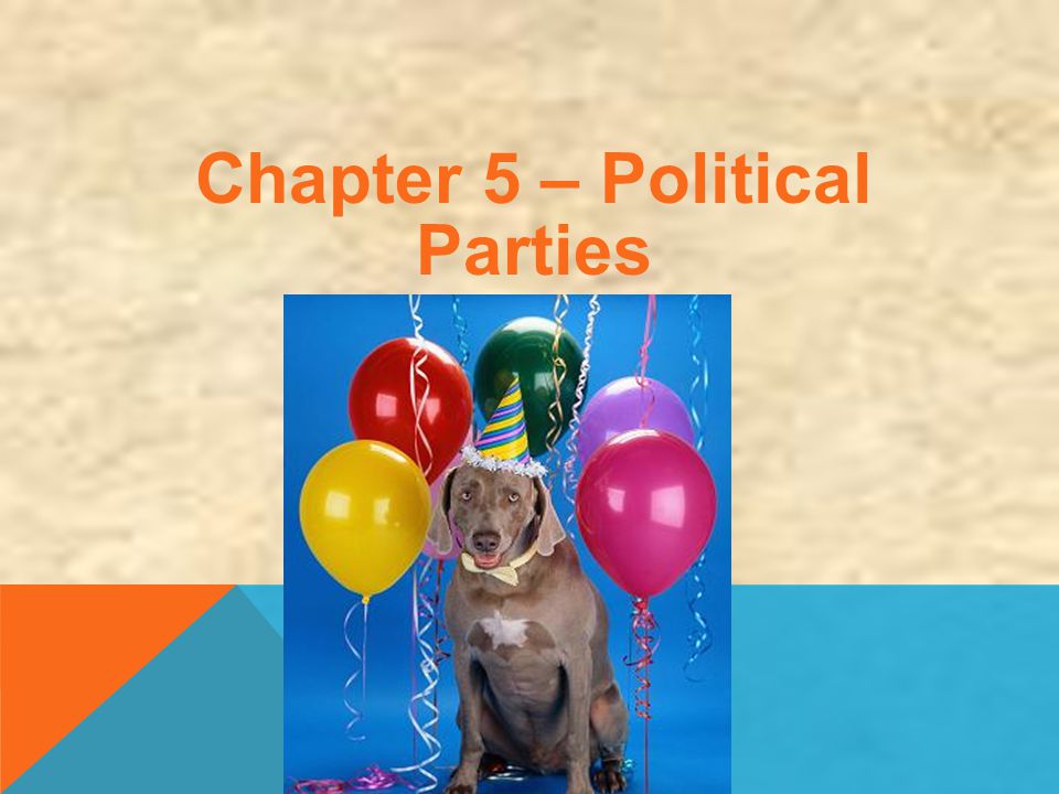 Chapter 5 – Political Parties