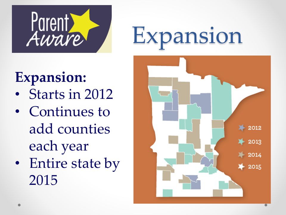 Expansion Expansion: Starts in 2012