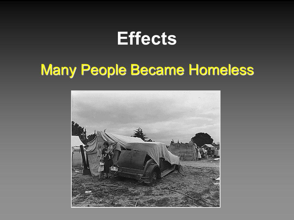 Many People Became Homeless