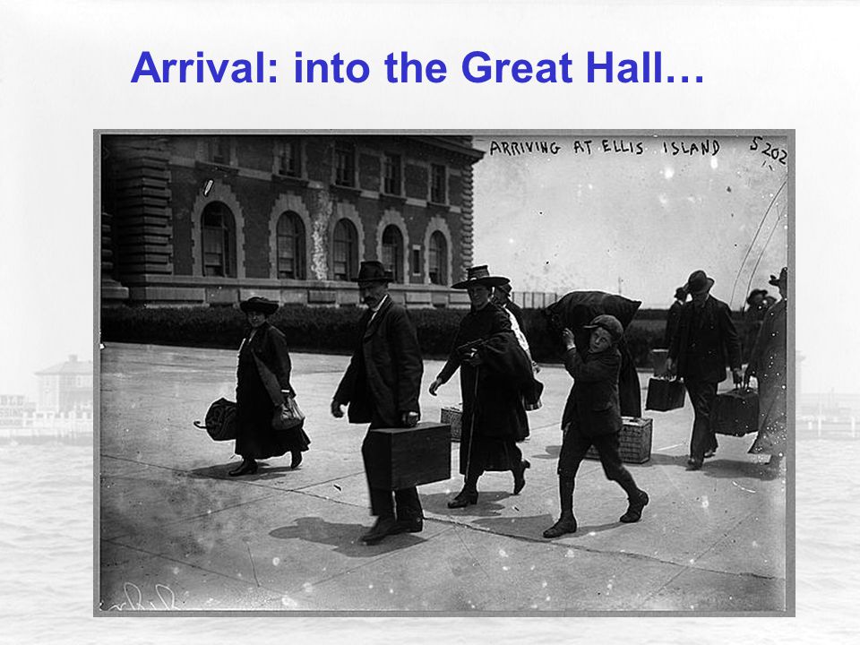 Arrival: into the Great Hall…