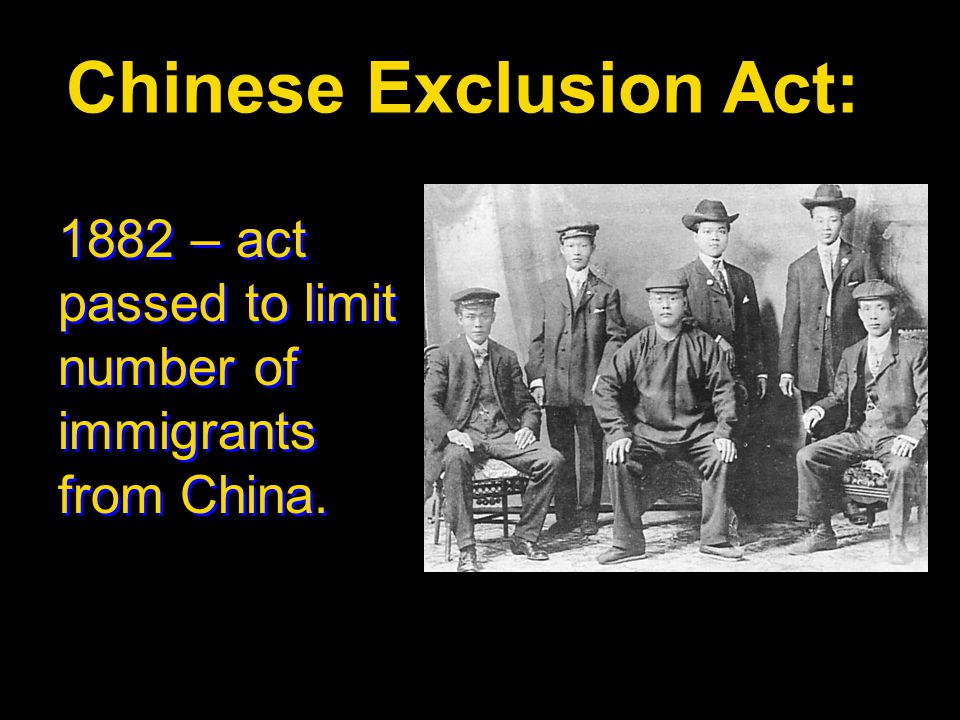 Chinese Exclusion Act: