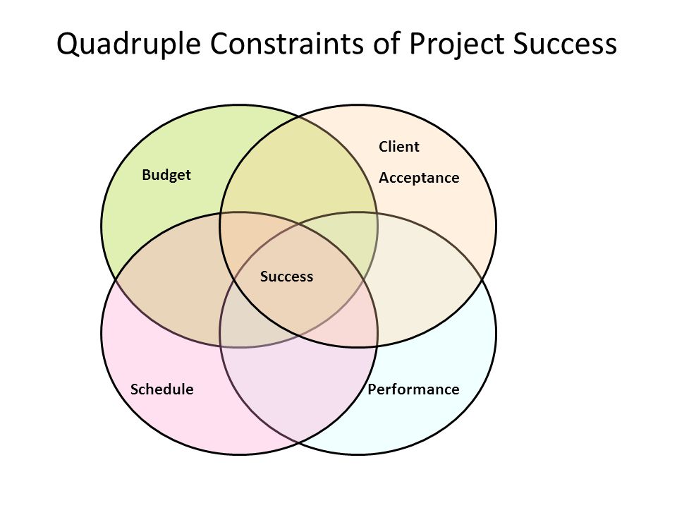 Quadruple Constraints of Project Success