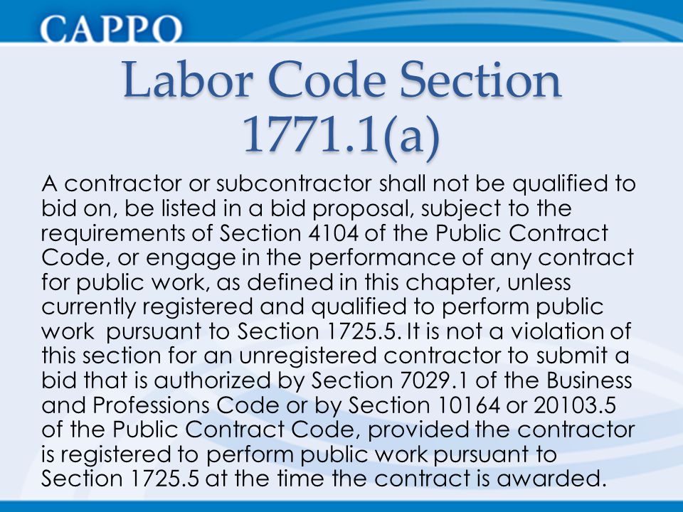 Labor Code Section (a)