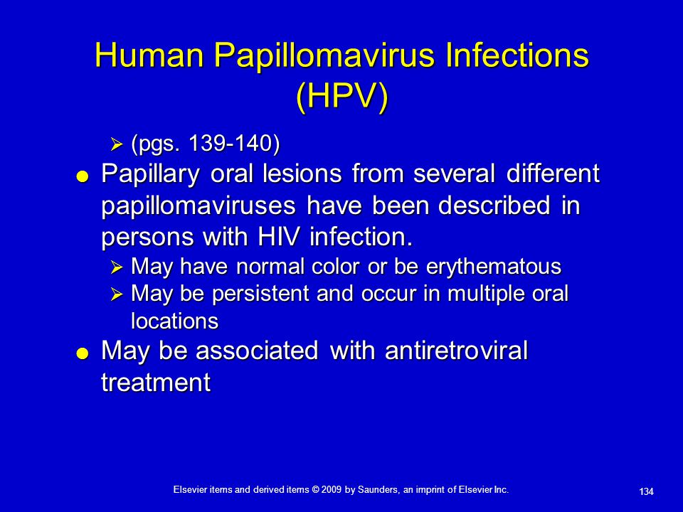 Human Papillomavirus Infections (HPV)