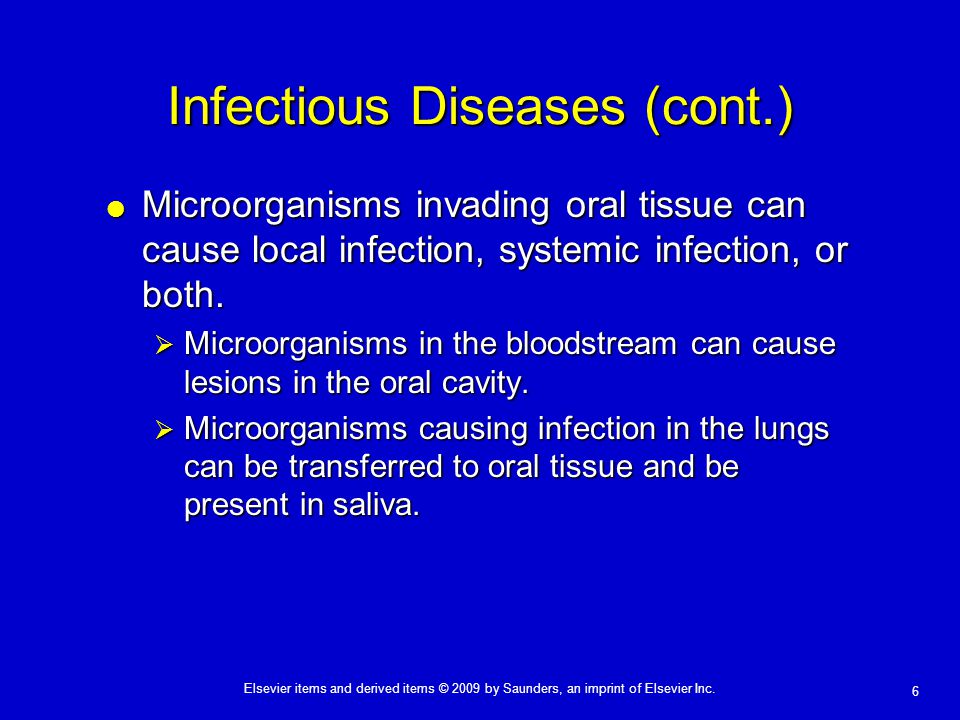 Infectious Diseases (cont.)
