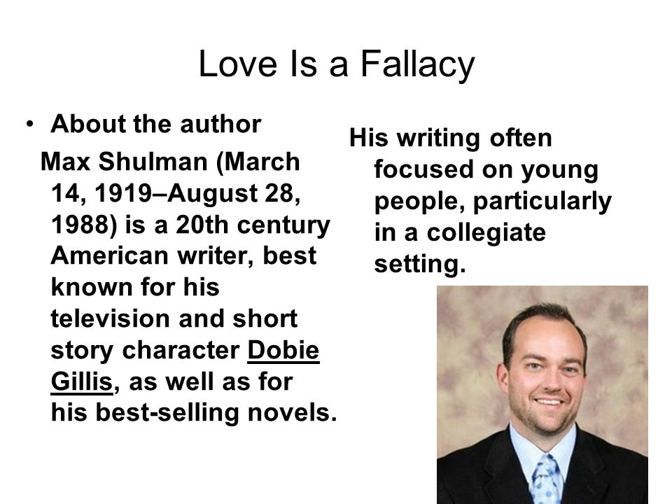 love fallacy short story