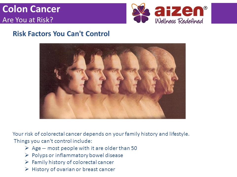Colon Cancer Are You at Risk Risk Factors You Can t Control