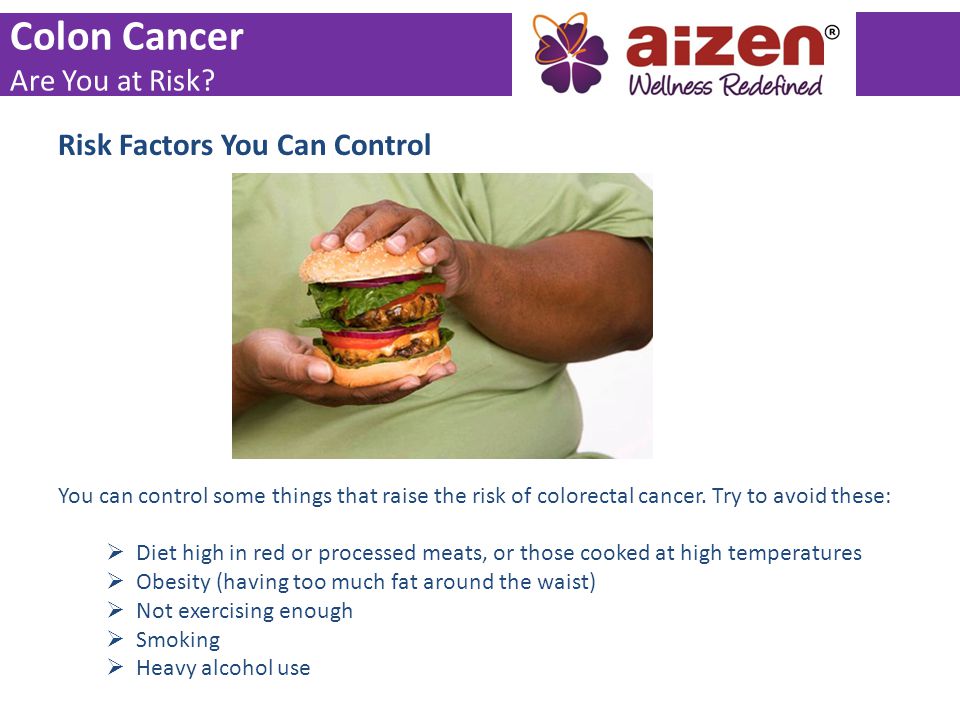 Colon Cancer Are You at Risk Risk Factors You Can Control