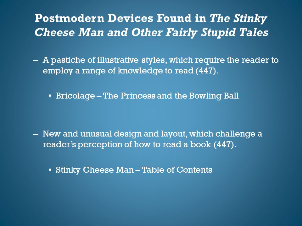 The Stinky Cheese Man And Other Fairly Stupid Tales Ppt Download