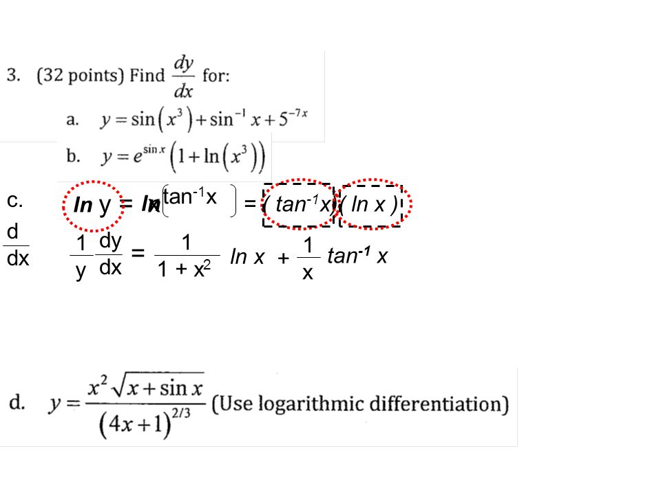 Exam 2 Fall 12 D Dx Cot X Csc2 X D Dx Csc X Csc X Cot X Ppt Video Online Download