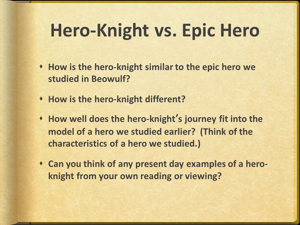 Hero-Knight vs. Epic Hero