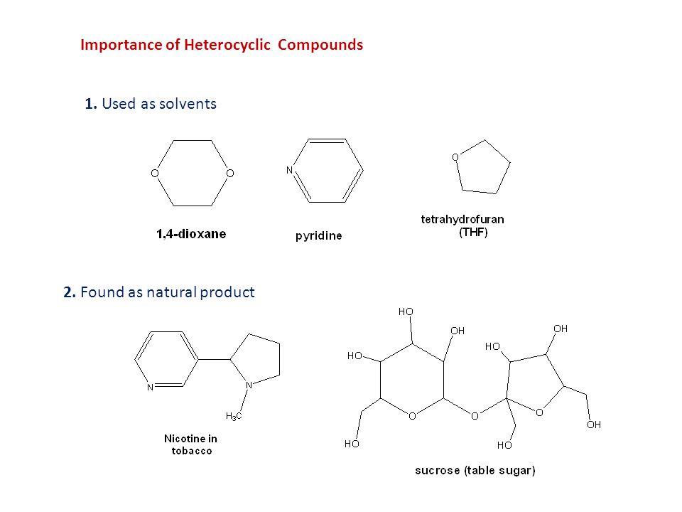 Saturated Unsaturated Heterocyclic Compounds Ring Size Stock Illustration  1965276508 | Shutterstock