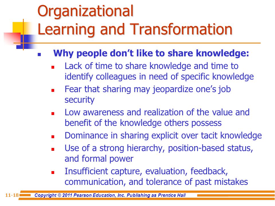 Organizational Learning and Transformation