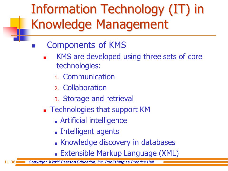Information Technology (IT) in Knowledge Management