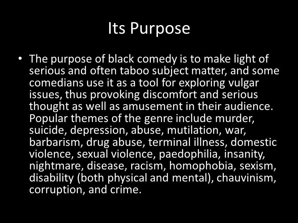 Its Purpose