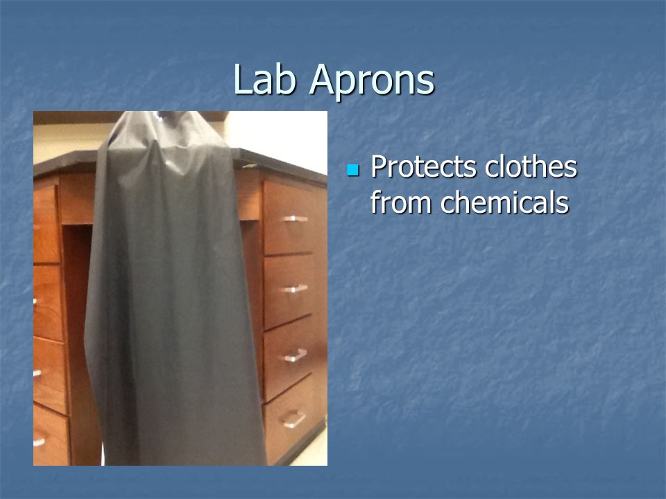 Lab Aprons Protects clothes from chemicals