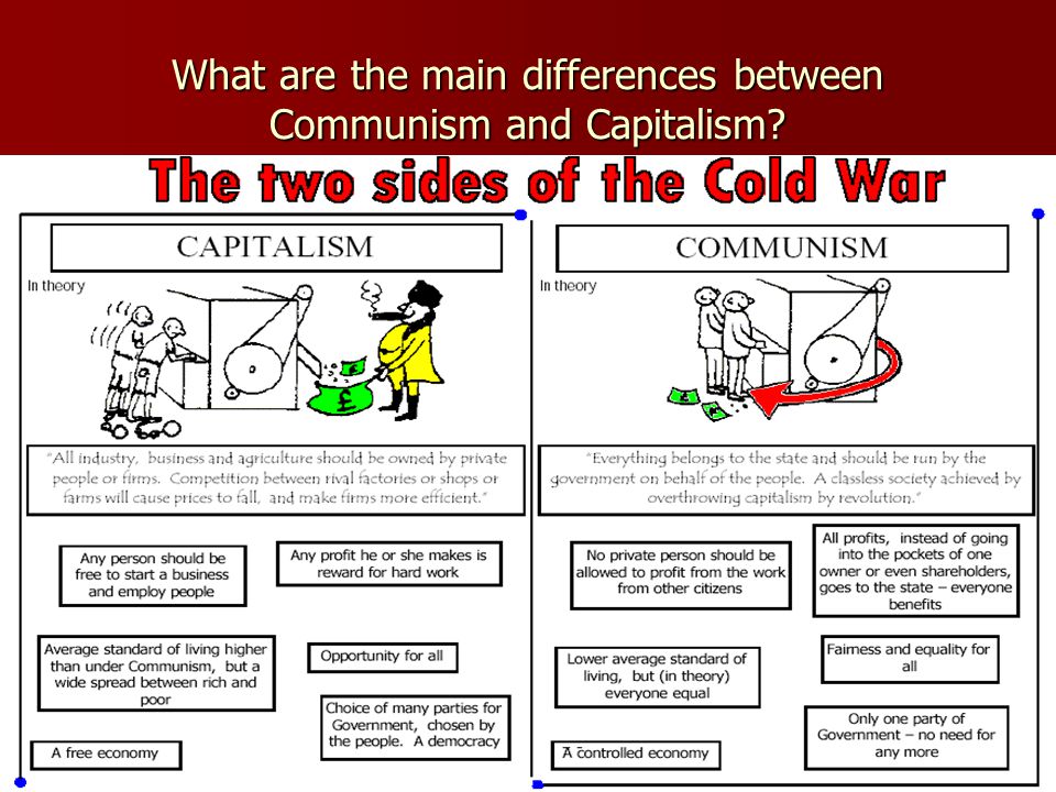what is the difference between communism and communism