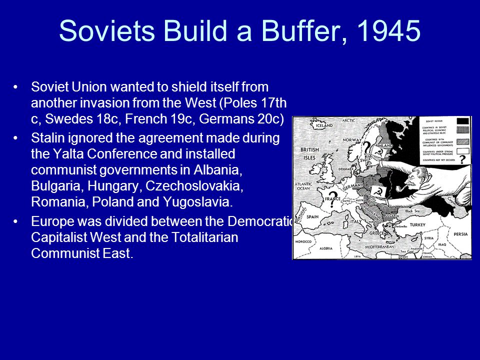 Soviets Build a Buffer, 1945