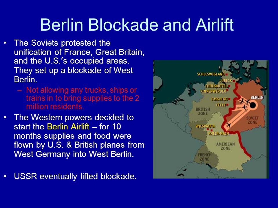 Berlin Blockade and Airlift