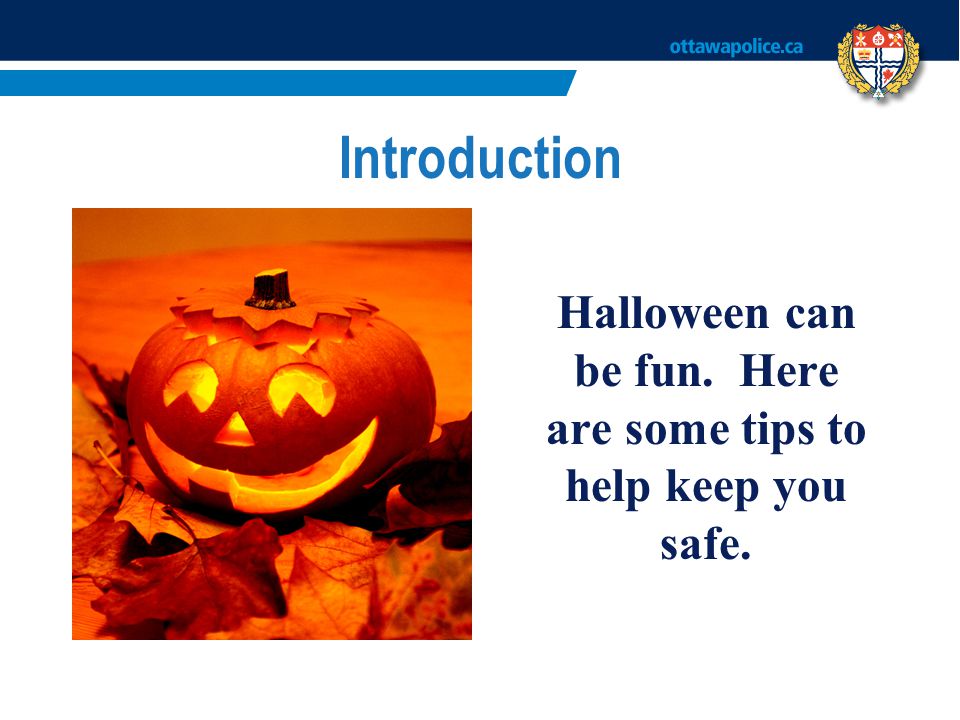 Halloween Safety. - ppt video online download