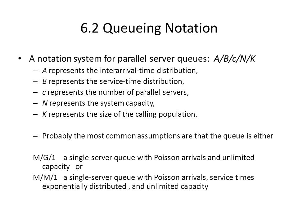 Chapter Queueing Notation Ppt Video Online Download