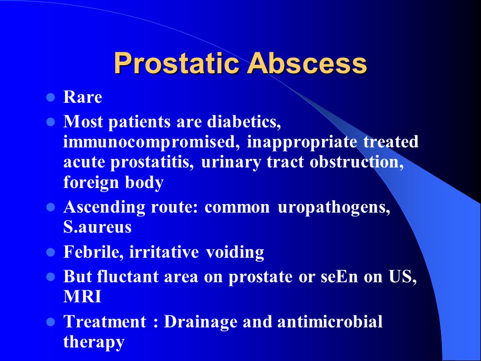 diagnosticul prostatitei congestive infuzie de chaga pentru prostatită