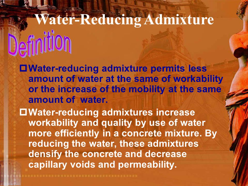 Water-Reducing Admixture