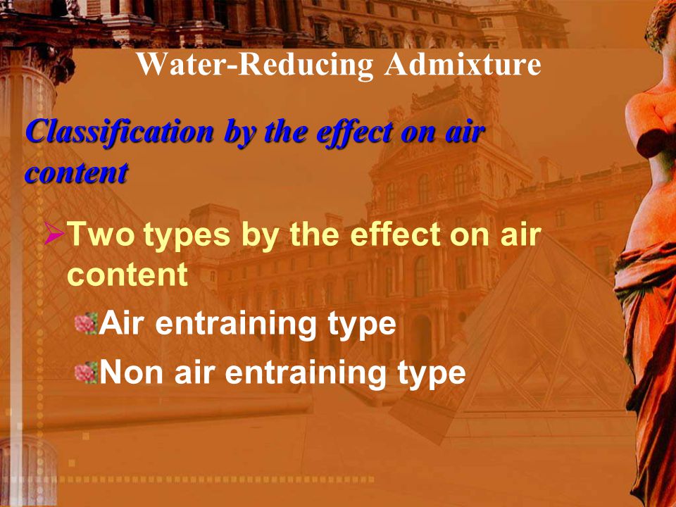 Water-Reducing Admixture