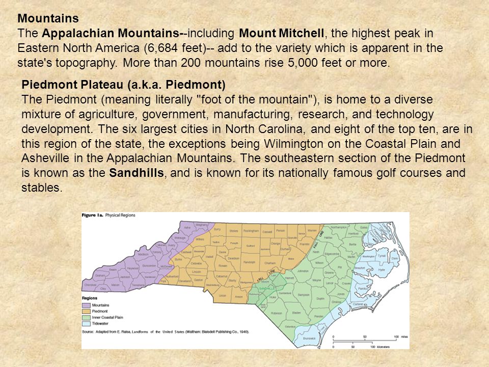 What is Piedmont landform?
