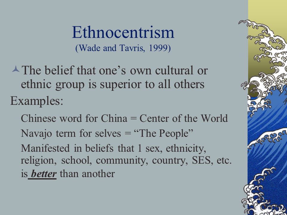 ethnocentrism examples