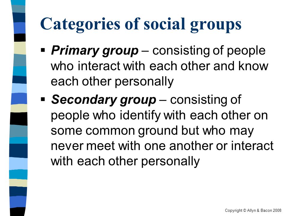 Social Group Definition, Types & Examples - Video & Lesson Transcript