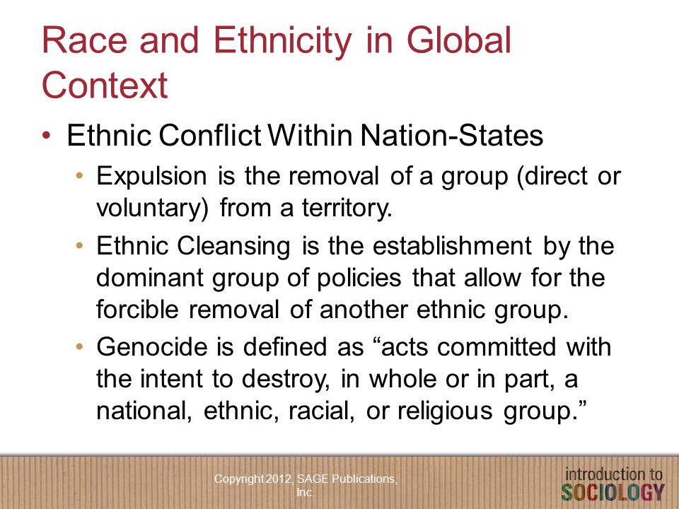 Race and Ethnicity in Global Context