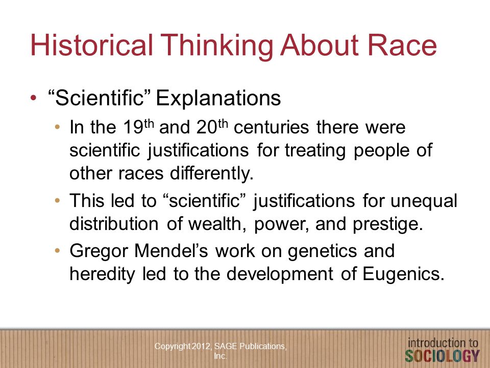 Historical Thinking About Race