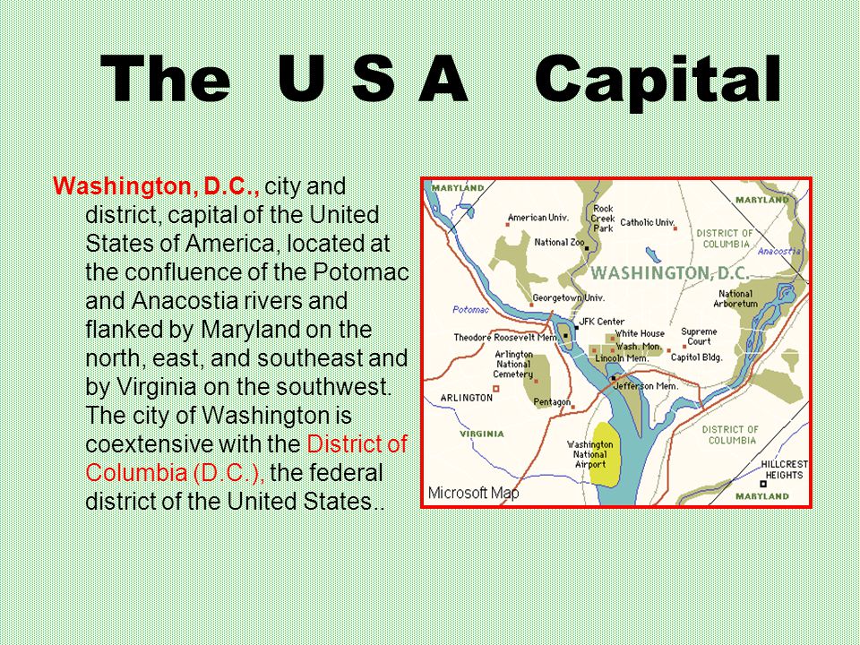 The U S A Capital