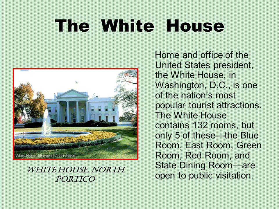 White House, North Portico