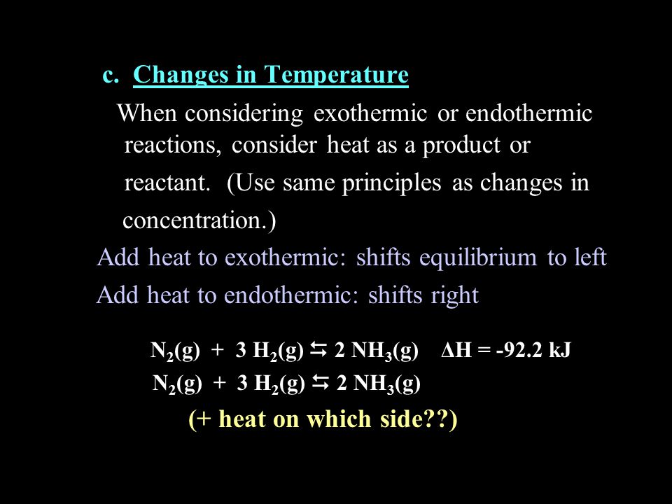 c. Changes in Temperature