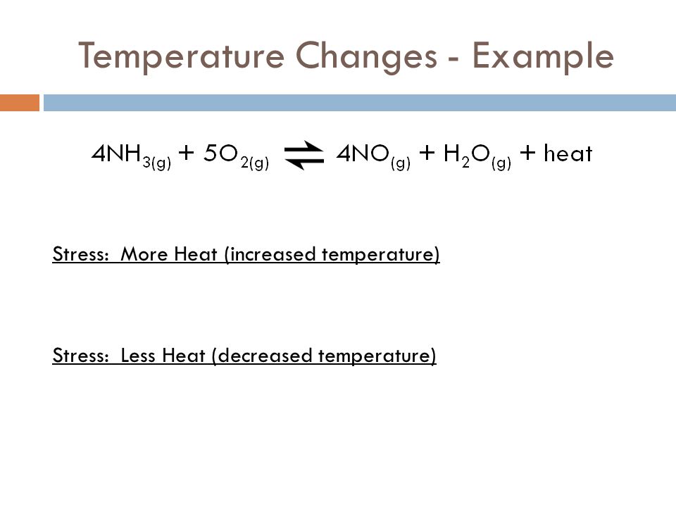 Temperature Changes - Example