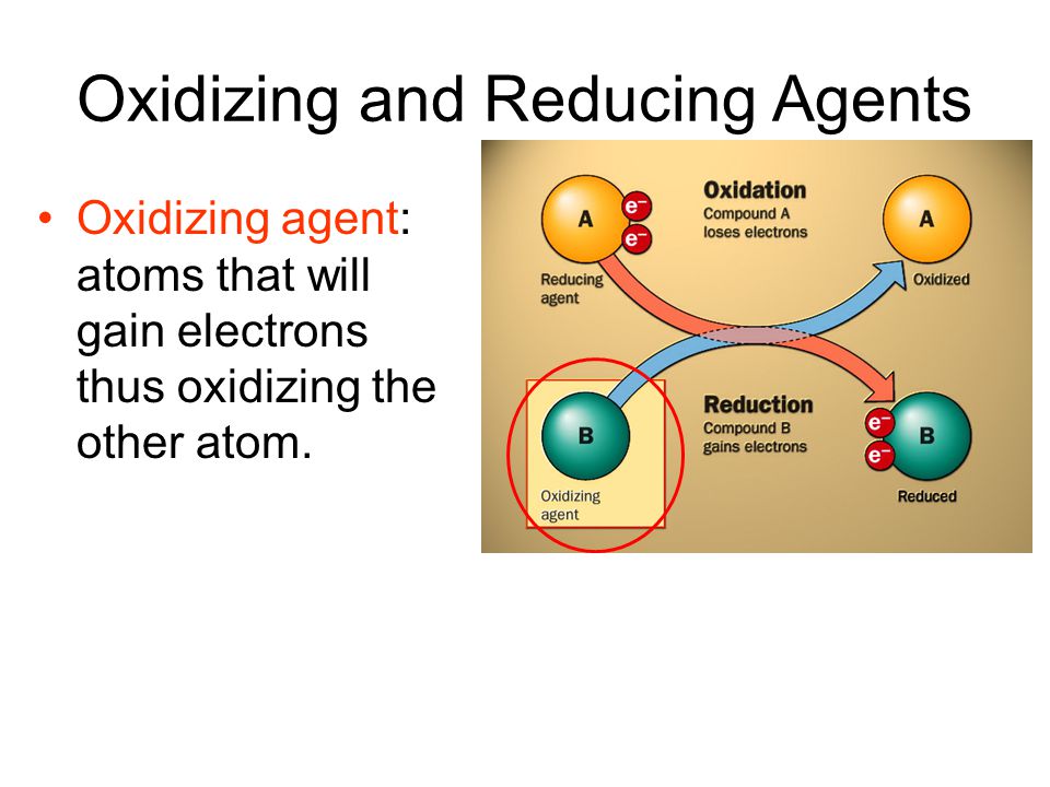 Reducing agent. Oxidizing agent. Oxidation and reduction. Oxidized LIBRENMS.