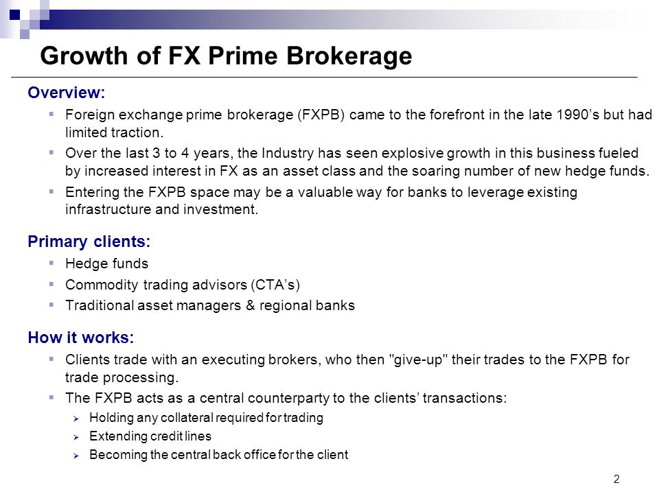 FX Prime Brokerage: Risks and Challenges - ppt video online download